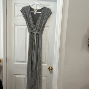 Jumpsuit made by caution to the wind tie belts Tea length